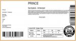 Prince 11/08/2010 concert ticket (apoplife.nl)