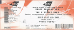Bruce Springsteen 07/05/2012 concert ticket (apoplife.nl)