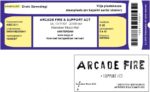 Arcade Fire 13-11-2007 concertkaartje (apoplife.nl)