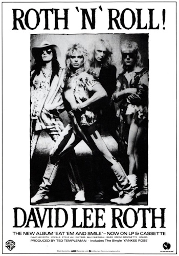 David Lee Roth - Eat 'Em And Smile - Reclame (x.com)