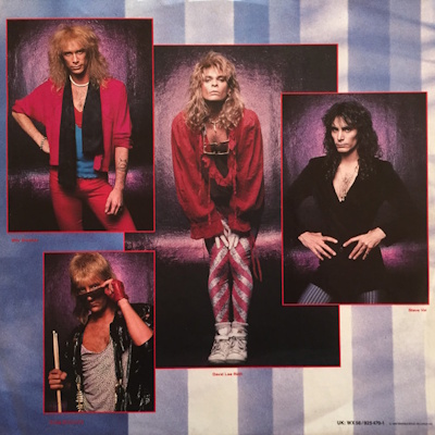 David Lee Roth - Eat 'Em And Smile - Binnenhoes (discogs.com)