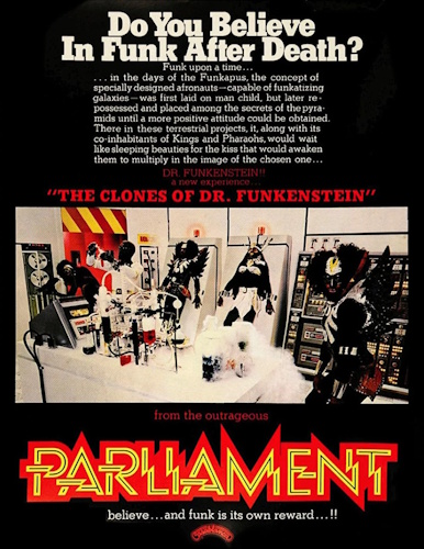 Parliament - The Clones Of Dr. Funkenstein - Reclame (reddit.com)