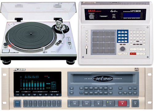 DJ Shadow - Endtroducing..... - Apparatuur (tonecontrol.nl/audiofanzine.com/soundonsound.com)