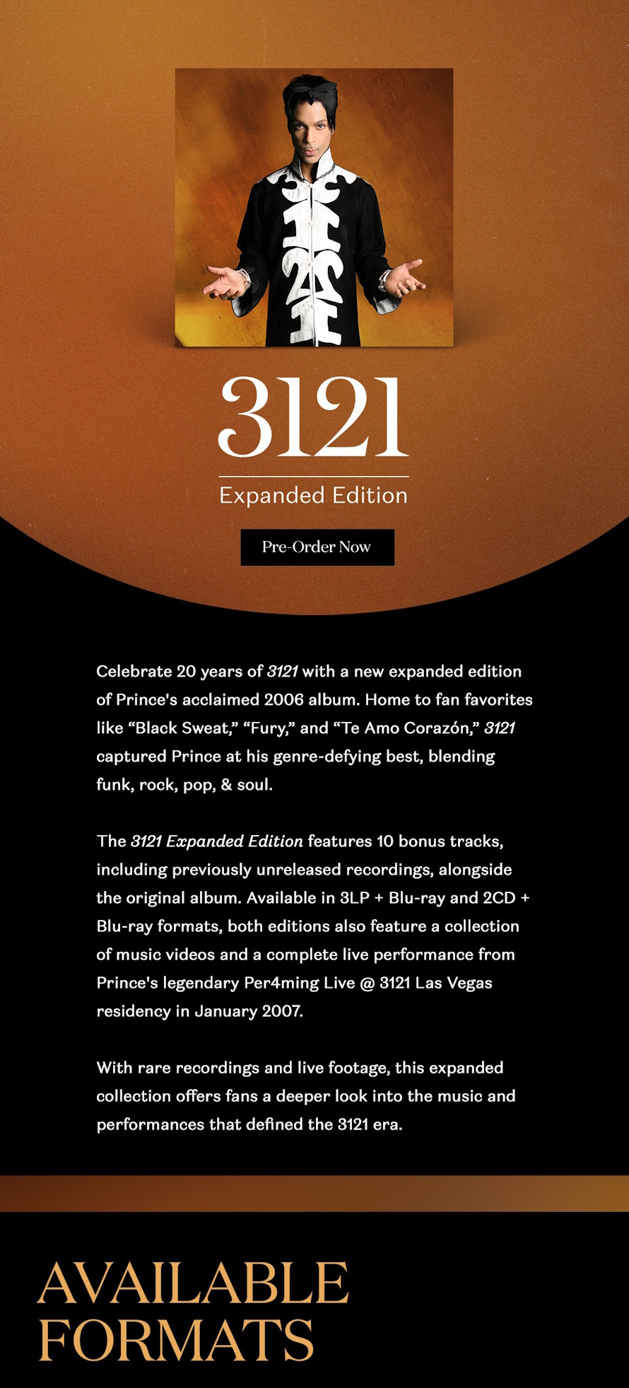 Prince - 3121 Expanded Edition - Email 1 (prince.com)