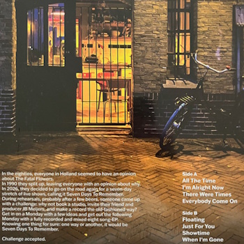 The Fatal Flowers - Seven Days To Remember - Hoes achterkant (discogs.com)